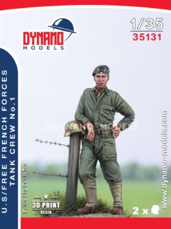1/35 U.S/Free French Forces Tank Crew No.1 Dynamo Model