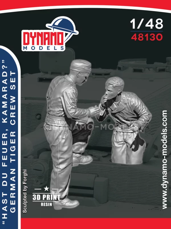 1/48 german tiger crew sharing cigarettes set