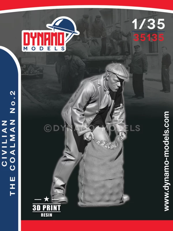 1/35 civilian - the coalman no.2 figure dynamo models