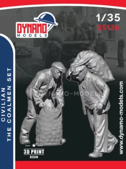 1/35 civilian - the coalmen set figures dynamo models