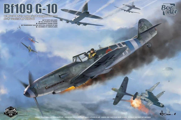border model bf013 1/35 messerschmitt bf109 g-10