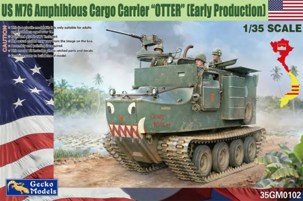 1/35 us m76 amphibious cargo carrier otter early production