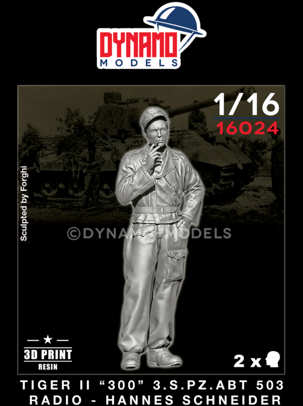 1/16 tiger II 30 s.pz.abt.503 radio hannes schneider