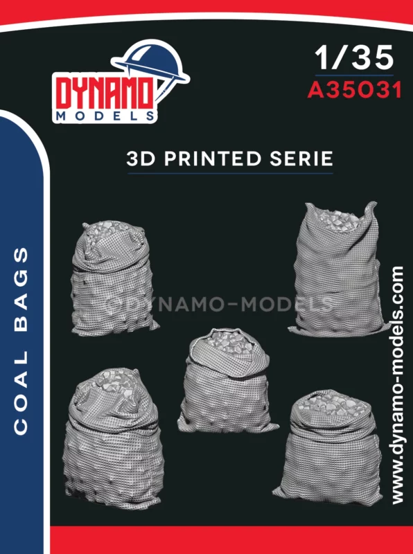 1/35 coal bags dynamo models accessories