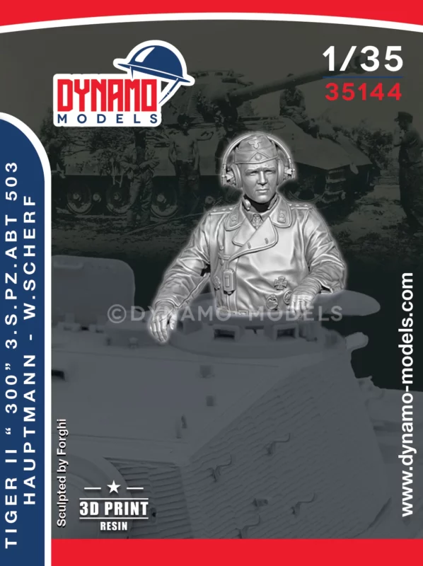 1/35 tiger II 300 s.pz.abt.503 hauptmann walter scherf