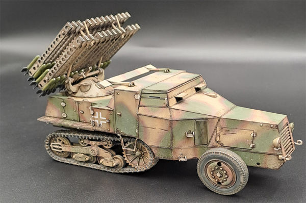 km model 1/35 8cm raketenwerfer auf fahrgestell s-303f