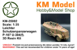 km model 1/35 leichter schutzenpanzerwagen p-107 u-304 (f)