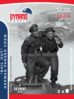 1/35 German Tank Crew "Bail Out" Set 1 Dynamo Models
