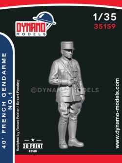 1/35 40 french gendarme no.1 Dynamo models figure