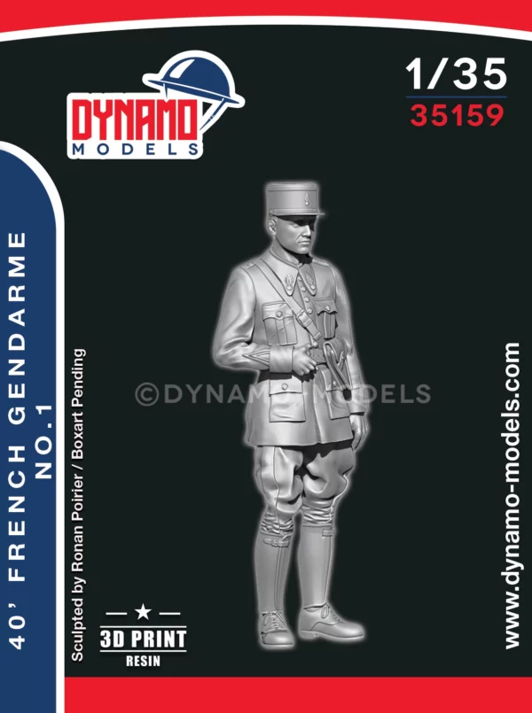 1/35 40 french gendarme no.1 Dynamo models figure