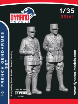 1/35 40 french gendarmes set Dynamo models figures
