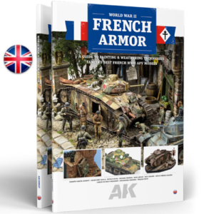 ak interactive 130027 book french armor a guide to painting weathering techniques