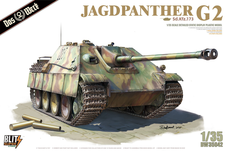 das werk 35042 1/35 jagdpanther g2 superblitz scale model