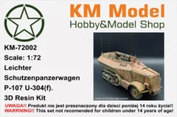 km model 1/72 leichter schutzenpanzerwagen p107 u304f