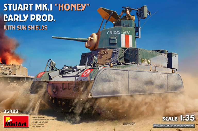 miniart 35423 1/35 stuart mk i honey early prod with sun shields
