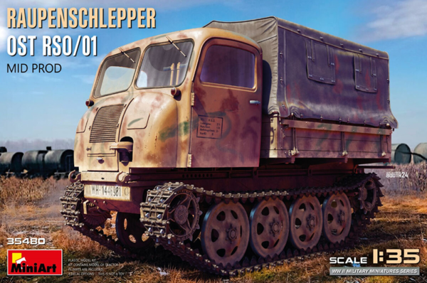 miniart 35480 1/35 raupenschlepper ost rso 01 mid prod scale model