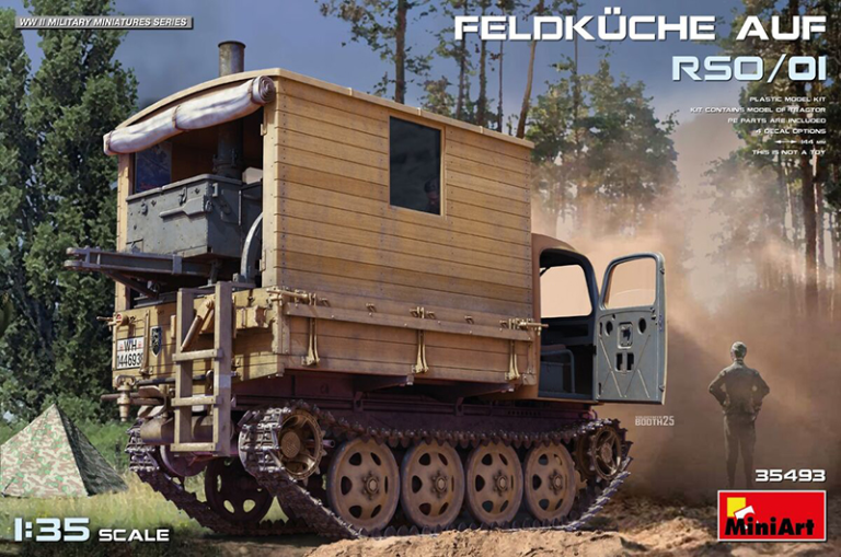 miniart 35493 1/35 feldkuche auf rso 01 scale model