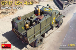 miniart 35494 1/35 g7117 1,5t 4x4 repair truck scale model