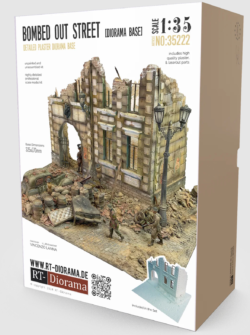 rt diorama 35222 1/35 bombed out street