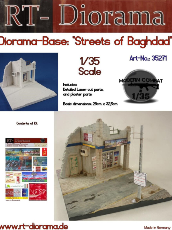 rt diorama 35271 1/35 street of baghdad