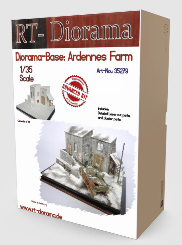 rt diorama 35279 1/35 ardennes farm