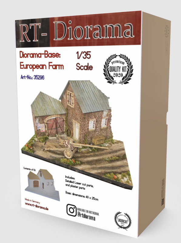 rt diorama 35296 1/35 european farm