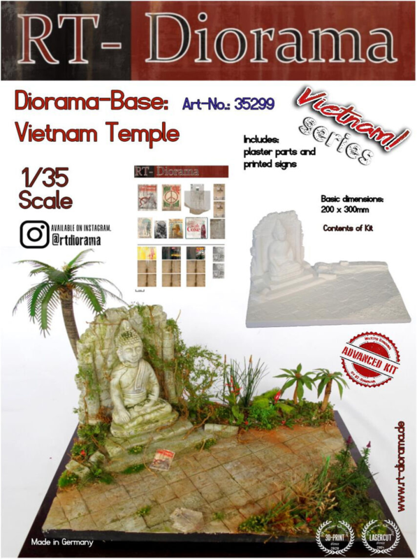 rt diorama 35299 1/35 vietnam temple