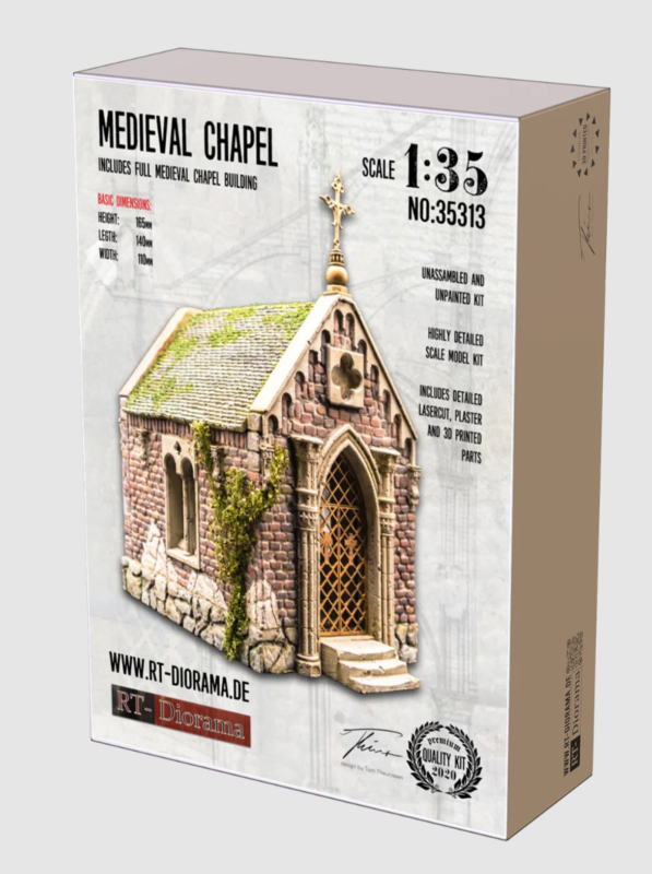 rt diorama 35313 1/35 medieval chapel