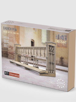rt diorama 35441 1/35 church pew