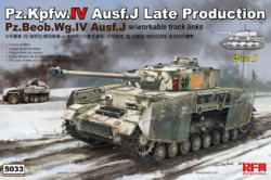 rye field model 5033 1/35 panzer iv ausf j late production pz.beob.wg iv ausf.j