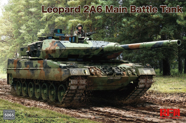 rye field model 5065 1/35 leopard 2a6 main battle tank