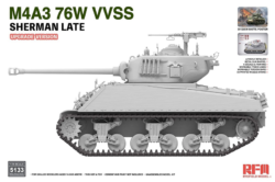 rye field model 5133 1/35 m4a3 sherman 76w vvss late upgrade version