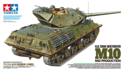 tamiya 35350 1/35 u.s tank destroyer m10 mid production