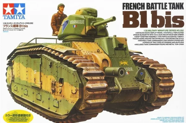 tamiya 35389 1/35 french battle tank b1 bis wwii