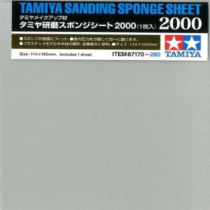 tamiya 87170 sanding sponge sheet 2000
