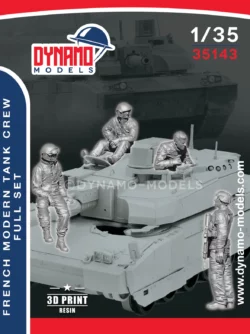 1/35 french modern tank crew full set scale figures dynamo models