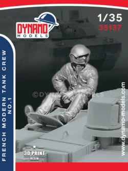 1/35 french modern tank crew no.1 scale figure dynamo models