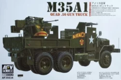 AFV Club 35034 – 1/35 U.S. Army M35A1 Quad- .50 Gun Truck