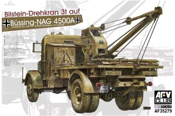 AFV Club 35279 – 1/35 German Bilstein-Drehkran 3t auf Büssing-NAG 4500A early