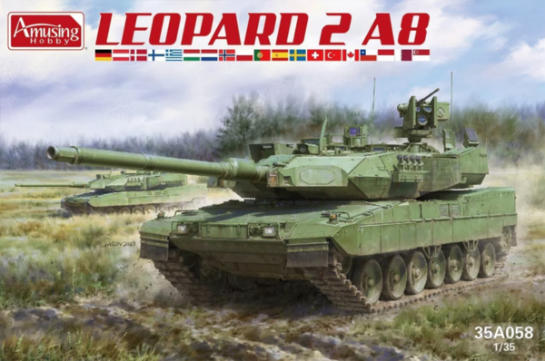 amusing hobby 35a058 1/35 leopard 2a8