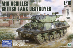 andys hobby headquarter 1/16 m10 achilles british tank destroyer scale model kit