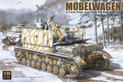 border model bt007 1/35 mobelwagen 3.7cm flak scale model kit