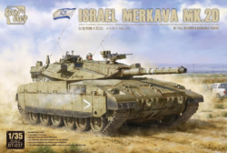 border model bt037 1/35 israel merkava mk.2d with full interior workable tracks