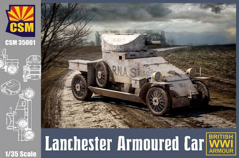 copper-state-models-35001 1/35 lanchester armoured car british wwi