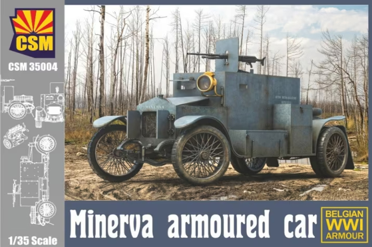 copper state models 35004 1/35 minerva armoured car belgian wwi armour