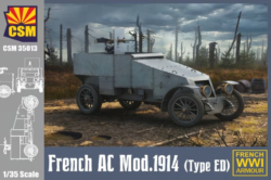copper state models 35013 1/35 french armoured car mod 1914 type ed