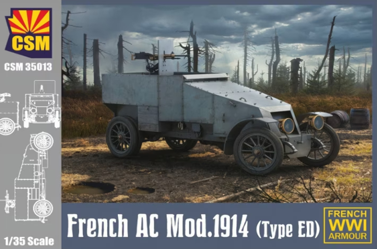 copper state models 35013 1/35 french armoured car mod 1914 type ed
