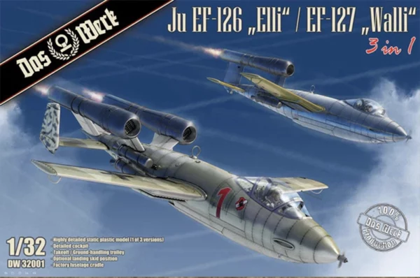 Das Werk 32001 – 1/32 Junkers Ju EF-126 „Elli“ / EF-127 „Walli“ (3 in 1)