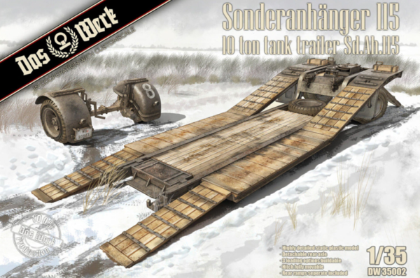 das werk 35002 1/35 sonderanhanger 115 10-ton tank trailer sd-ah-115