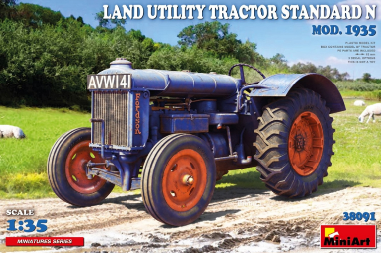 miniart 38091 1/35 land utility tractor mod 1935